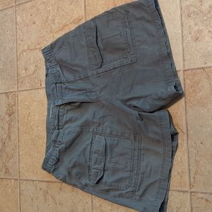 Olive green shorts